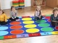 Rainbow rectangular carpet
